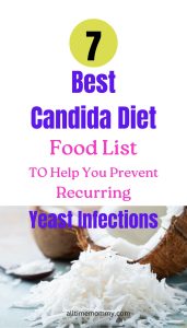 candida diet food list