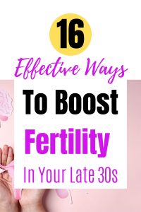 how to boost fertility naturally