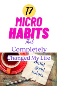 micro habits to change your life